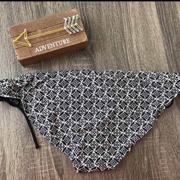 CONVERSE Swim Black Hipster Bikini Bottom - Picture 2 of 7